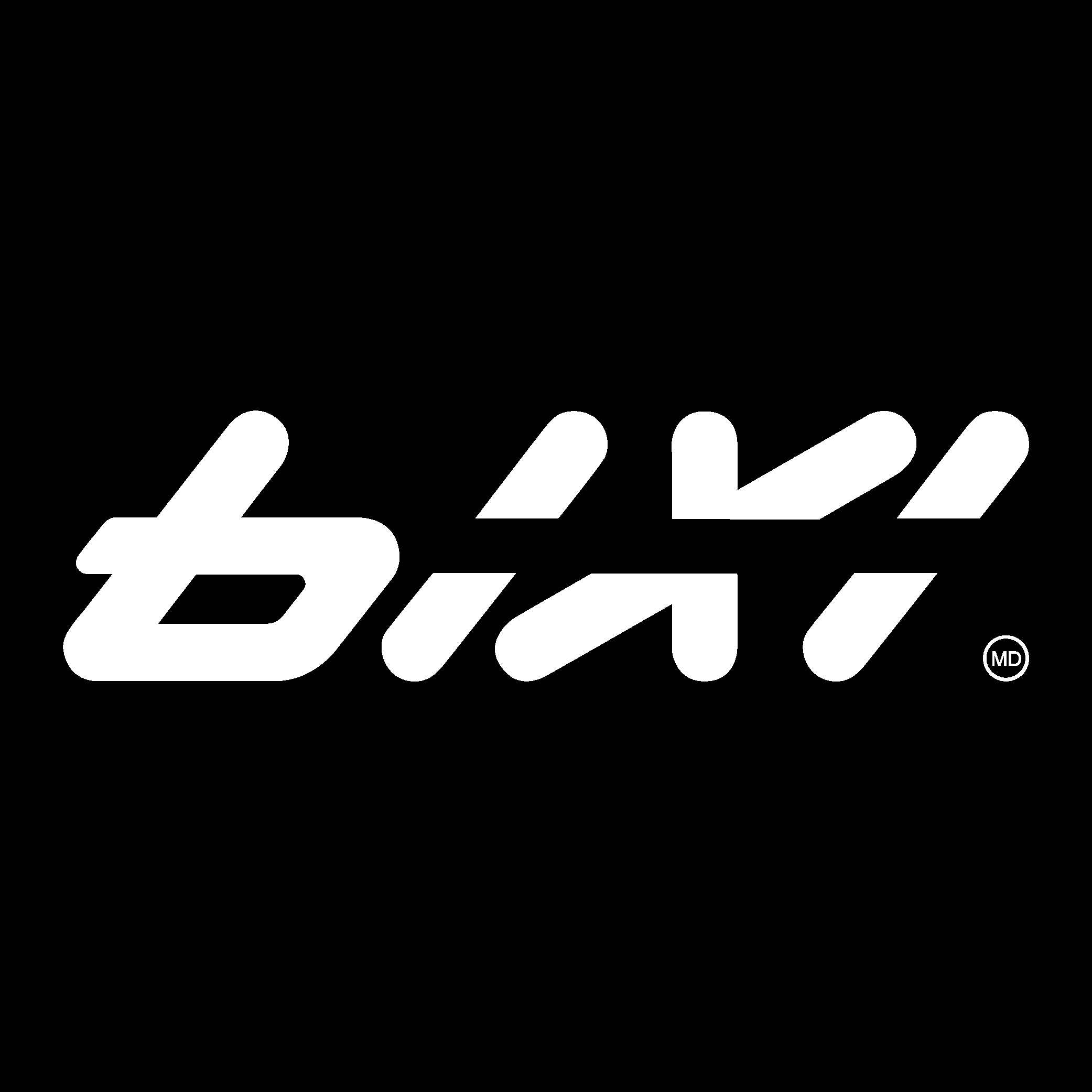 BIXI White Logo Vector Logo